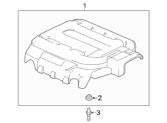 ENGINE / TRANSAXLE. ENGINE APPEARANCE COVER.