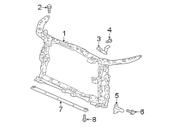 Radiator Support Bracket (Upper)