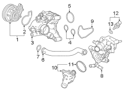 Engine Coolant Thermostat Housing