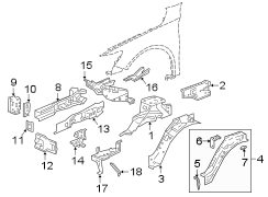 Battery Tray Brace (Lower)