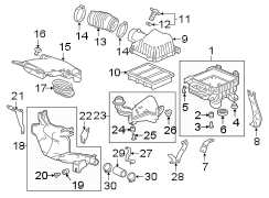 Engine Air Intake Resonator (Upper)