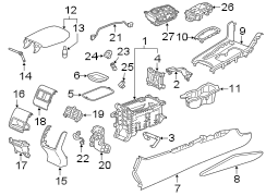 Console Trim Panel (Lower)