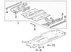 Floor Pan Splash Shield (Right, Front)