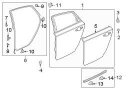 Door Outer Panel (Left, Rear)