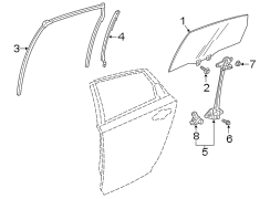 Window Regulator (Right, Rear)