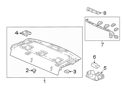 Center High Mount Stop Light Wiring Harness (Rear)