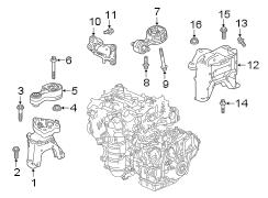 Manual Transmission Mount (Rear)