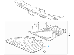 Radiator Support Splash Shield (Front, Lower)