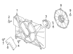 Bolt. Motor. Fan. Cooling. Engine. A bolt used to attach.