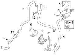 Drive Motor Inverter Coolant Reservoir