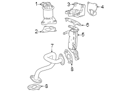 EGR chamber gasket. GASKET, EGR PASSAGE. 