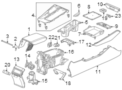 Console Trim Panel (Upper)