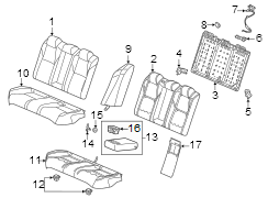 Seat Hinge (Right, Rear)