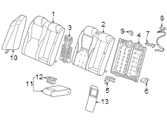 Seat Heater Pad (Right, Rear)