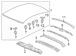 Roof Bow Bracket (Left)