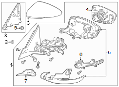 Door Mirror Cover (Right)