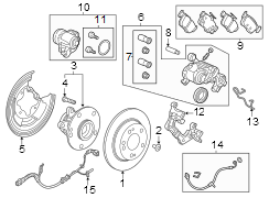 ABS Wheel Speed Sensor (Right, Rear)