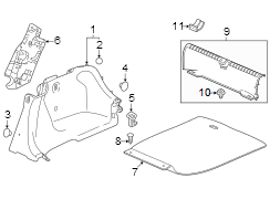 Trunk Trim Panel (Right)