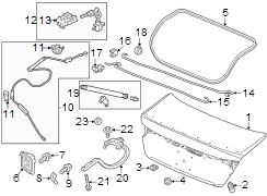 Trunk Torque Rod Clip