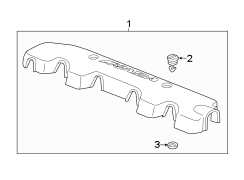 ENGINE / TRANSAXLE. ENGINE APPEARANCE COVER.