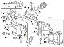 Engine Air Intake Hose (Upper)