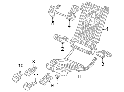 Folding Seat Latch (Right, Lower)