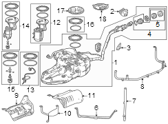 Fuel system components.