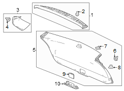 Liftgate Trim (Right)