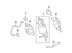 EXHAUST SYSTEM. MANIFOLD.