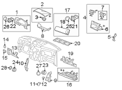 INSTRUMENT PANEL COMPONENTS.