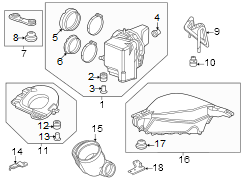 Engine Air Intake Resonator (Lower)