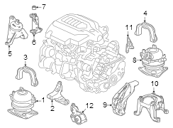 Engine Mount Heat Shield (Rear)