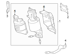 Catalytic Converter (Front, Rear)