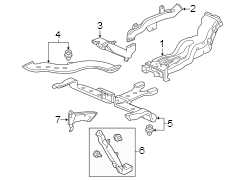 Instrument Panel Air Duct (Right, Front, Rear)