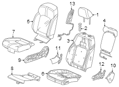 Seat Heater Pad (Right, Front)