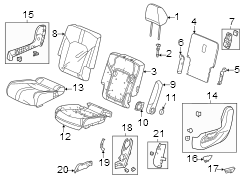 Seat Armrest Cap