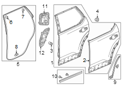 Door Outer Panel (Left, Rear)