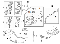 Fuel Tank Strap (Rear)