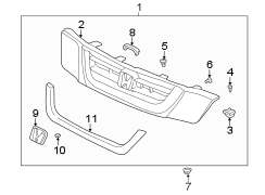 GRILLE & COMPONENTS.