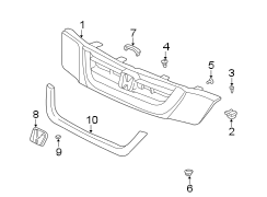 GRILLE & COMPONENTS.