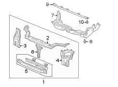 RADIATOR SUPPORT.