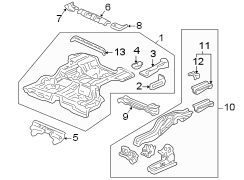 REAR BODY & FLOOR. FLOOR & RAILS.