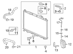 RADIATOR & COMPONENTS.