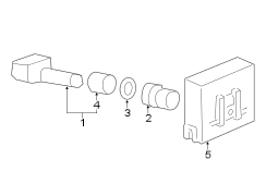 TIRE PRESSURE MONITOR COMPONENTS.