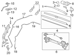 WINDSHIELD. WIPER & WASHER COMPONENTS.