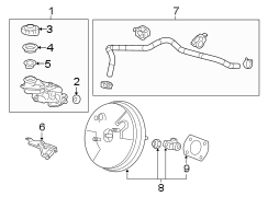 COWL. COMPONENTS ON DASH PANEL.