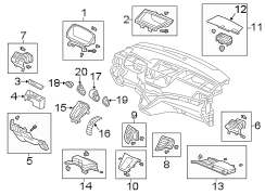 INSTRUMENT PANEL COMPONENTS.