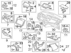 INSTRUMENT PANEL COMPONENTS.