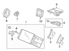 INSTRUMENT PANEL. NAVIGATION SYSTEM COMPONENTS.