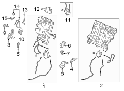 SEATS & TRACKS. REAR SEAT COMPONENTS.